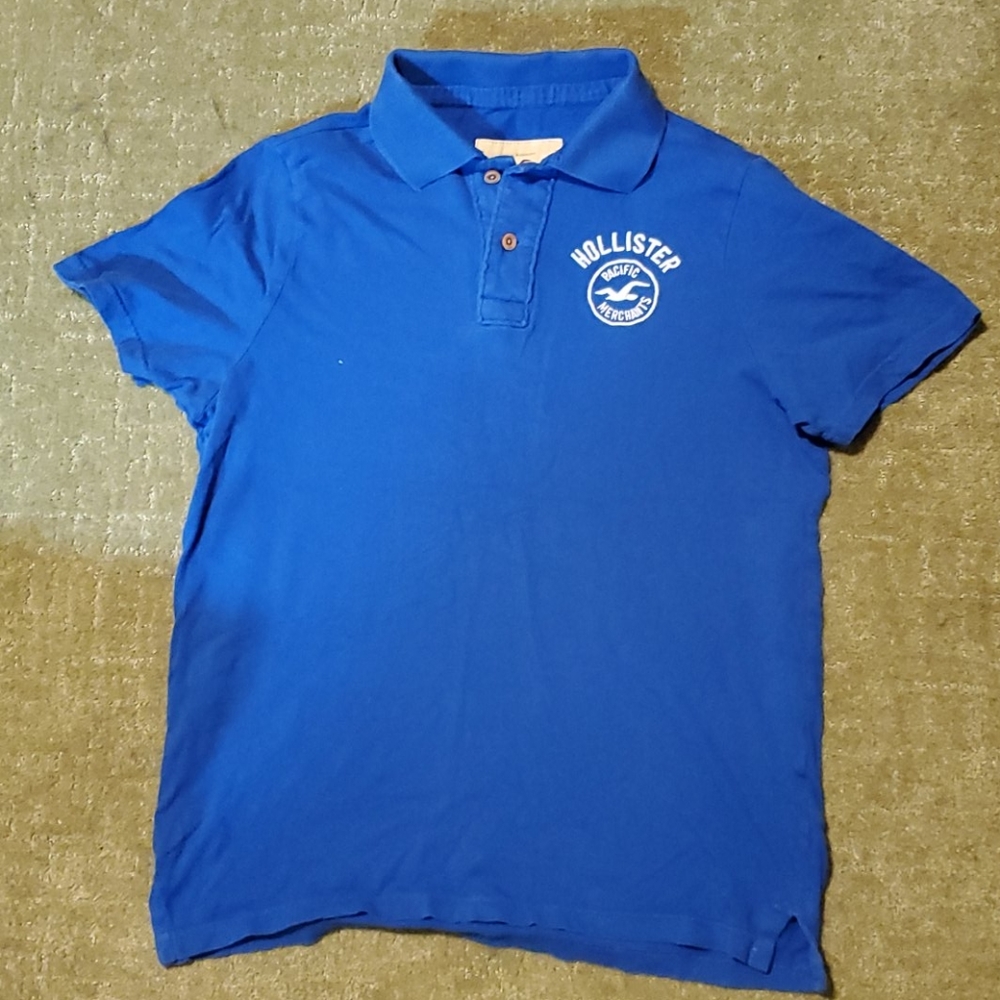 Hollister blue polo